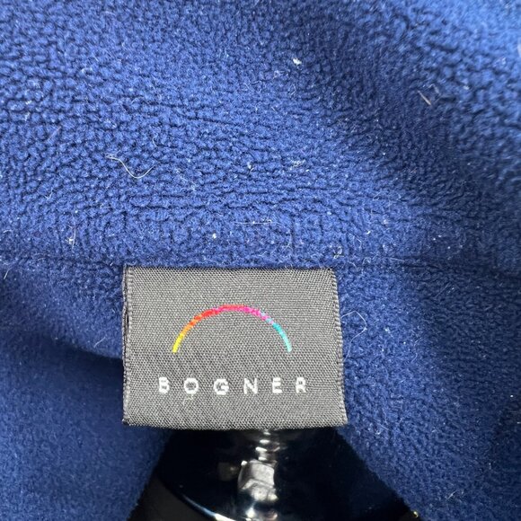 Bogner Y2K 1998 Olympic Games Nagano Fleece 1/2 Zip‎ Pullover Mens Blue Size L - Picture 10 of 13